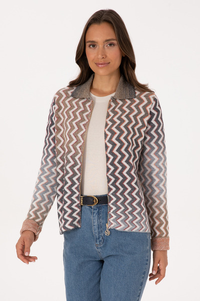 U.S. Polo Assn. Women's Stone Knitwear Cardigan 50309560-Vr049