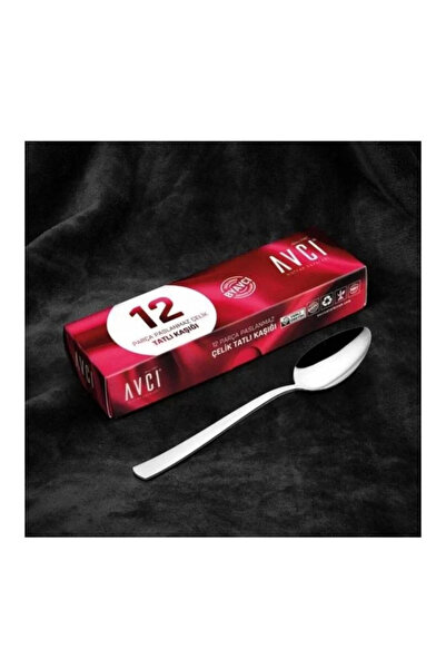 AVCI AHŞAP Avcı 415 İstanbul Çelik Tatlı Kaşığı 12'li