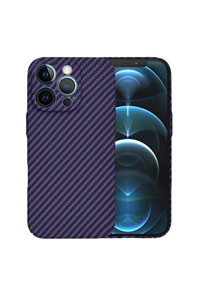 Stef's Cat Carcasă pentru Apple iPhone 12 Pro Max, Carbonite FiberShell, Violet