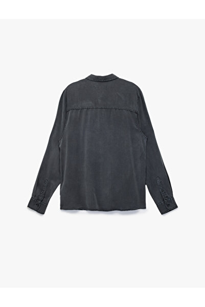 Koton Regular Fit Long Sleeve Button down Classic Collar Shirt