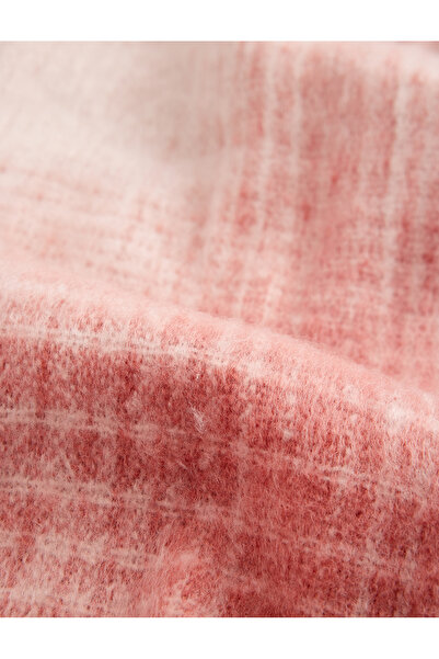 Koton Desenli Püsküllü Uzun Atkı