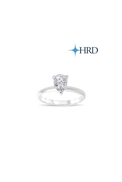 Safir Kuyumculuk 1 Ct Damla Pırlanta Yüzük - HRD Serifikalı 1 ct Damla Tektaş...