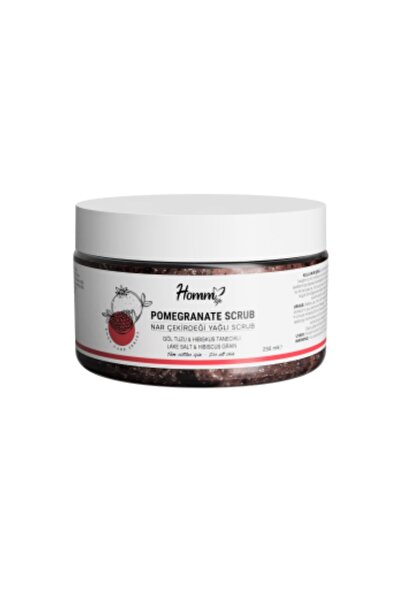 PAZARCLUB Homm Bitkisel Nar Çiçeği Yağlı Scrub