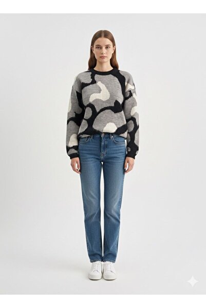 MODA سترة منقوشة