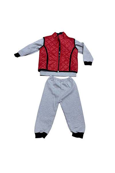 OEM Παιδικό αθλητικό σύνολο με καπιτονέ γιλέκο – 2 τεμάχια