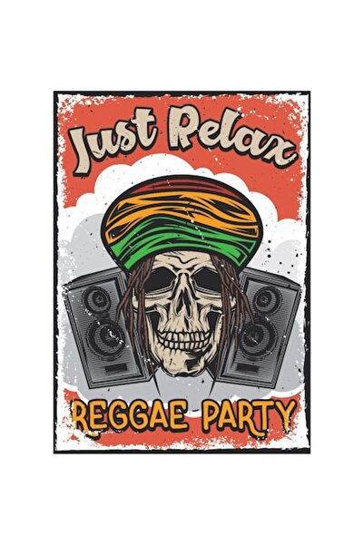 Persona Magnet de frigider, design petrecere reggae, 20x29 cm