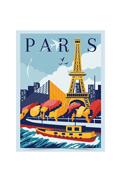 Persona Magnet de frigider, modelul Wonderful Paris, 20x29 cm