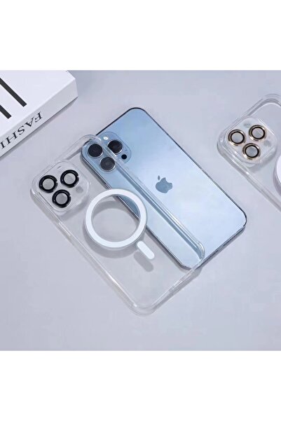 Flippy Προστατευτική θήκη για iPhone 14 Pro Max MagSafe με μεμβράνη σιλικόνης για την κάμερα, διαφανής