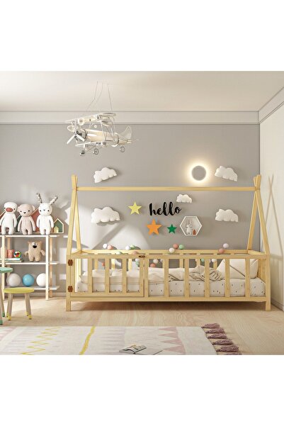 MFG AHŞAP Joy Montessori Yatak Çamkapılı 100*200 JOY