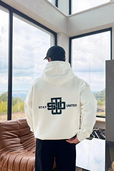 Flaubert Men's Printed Sweatshirt 3 Thread Fabric Oversize