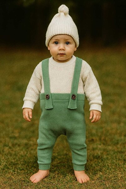 BEBENDY Laura Baby Baby Boy/Child 3-Piece Jumpsuit Set with Hat