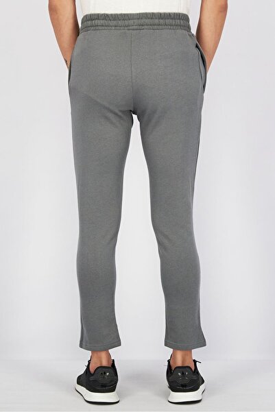 Tahari Men Regular Fit Brand Logo Drawstring Pants, Grey