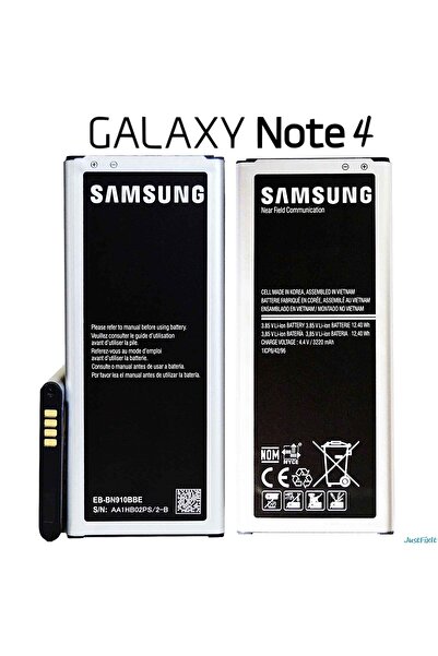 Genos Samsung Galaxy Note 4 Pil Batarya SM-N910 Batarya SKU56552
