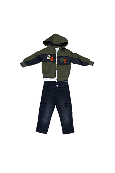 OEM Σετ με μπουφάν με κουκούλα και παντελόνι cargo