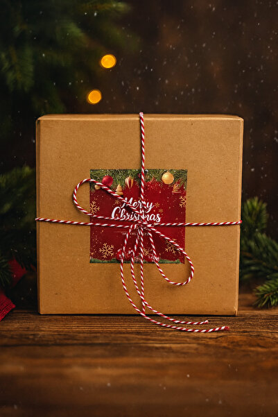 Root Made 20 Parça Yılbaşı Hediye Kutusu Noel Temalı Dekoratif Set Yılbaşı Süsleri Premium Yeni Yıl Hediyesi