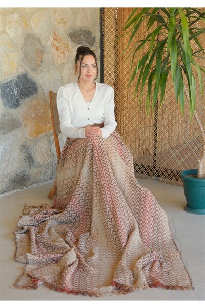 Monolisse Hetty Cotton Scottish Blanket Double Size Coffee 150X200 cm