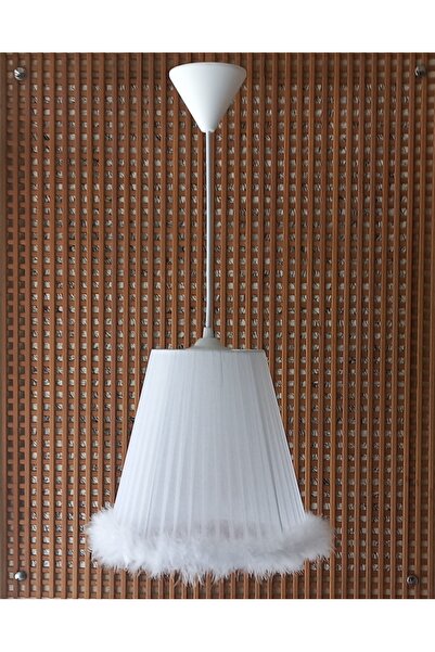 Genel Markalar Beyaz Organze Avize Yatak Odası Çocuk Odası Genç ve Bebek Odas...