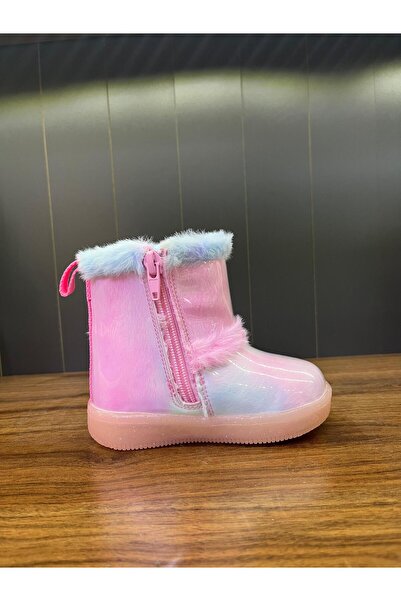 Vicco PELİ KIZ ÇOCUK FUŞYA IŞIKLI TÜYLÜ BOT