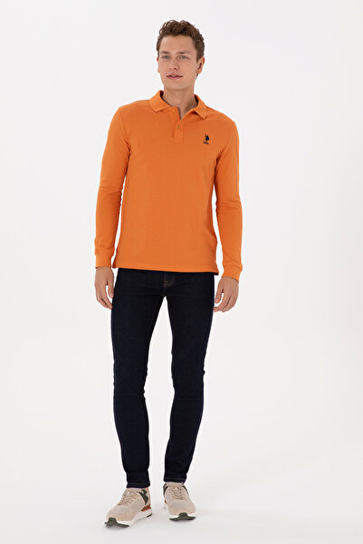 U.S. Polo Assn. Men's Dark Blue Real Slim Fit Jean Pants 50308295-Dn0023