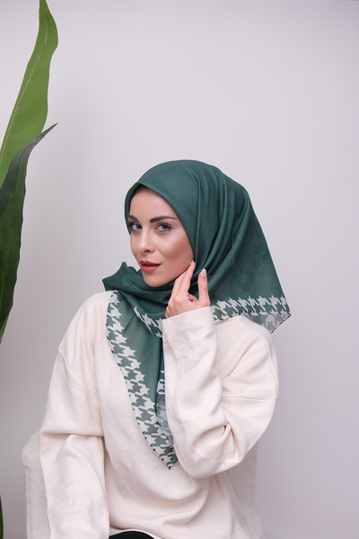 49eyşanipek Stylish Hawkmoor Patterned Digital Soft Scarf