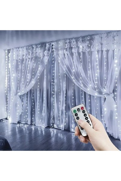 Promagg Instalație tip perdea luminoasă 3x3 m cu 300 LED-uri pentru decor interior
