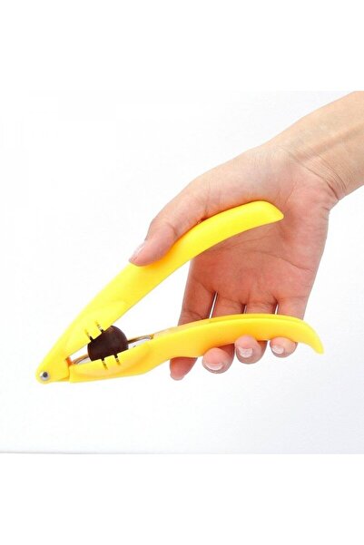 Flippy Flippy Nut and Chestnut Cracker, ABS and Steel, 17.5 x 5.5 x 5 cm, Easy to Use, Yellow