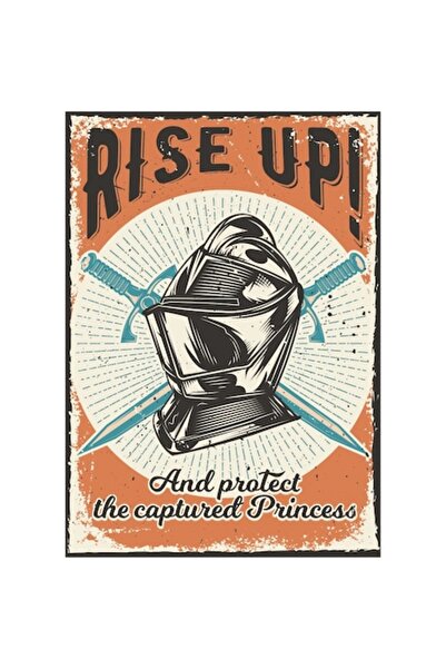 Persona Magnet de frigider, model „Protejând Prințesa”, 20x29 cm