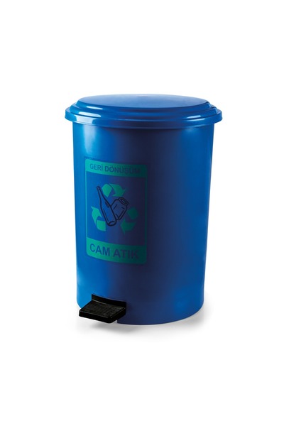 A Form 30 Liter Pedal Glass Waste Bin