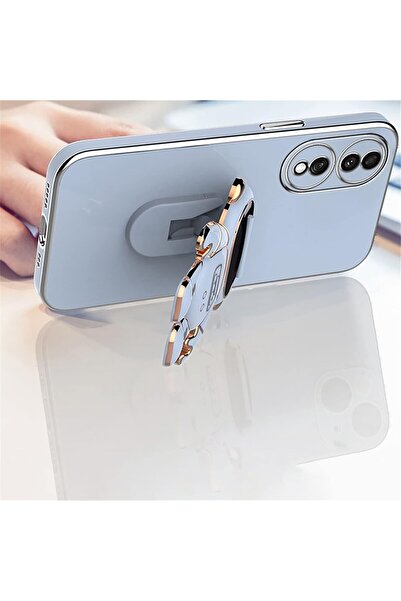 Flippy Θήκη προστασίας Flippy 2 σε 1 για Huawei P60 Pro, Astronaut με βάση, TPU, πράσινη