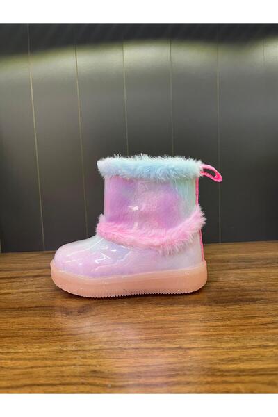 Vicco PELİ KIZ ÇOCUK FUŞYA IŞIKLI TÜYLÜ BOT