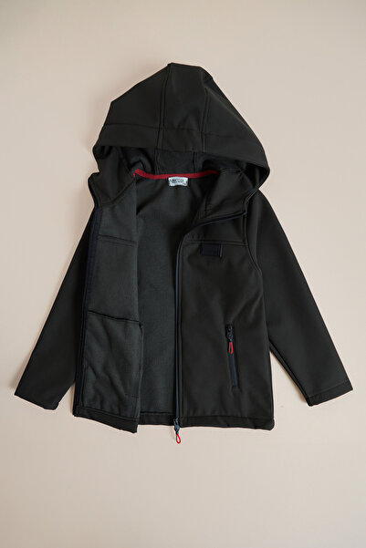 Fulla Moda με κουκούλα Παλτό για αγόρια με φλις εσωτερικά