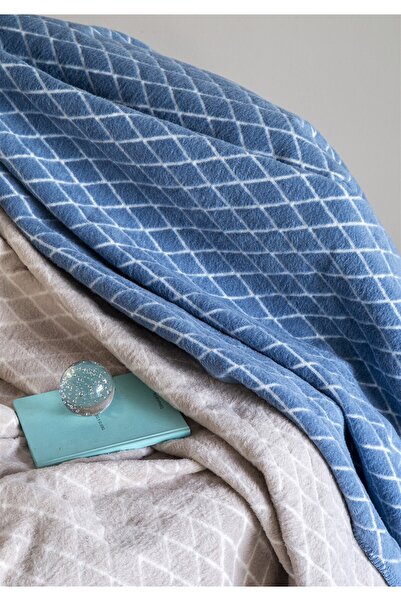 Monolisse Vincent Double-Sided Cotton Blanket Double Size Cream 200X220 cm