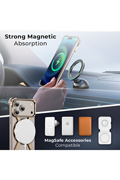 Glassology Borderless Gold Titanium Case for iPhone 17 Pro Max – Sleek & Durable