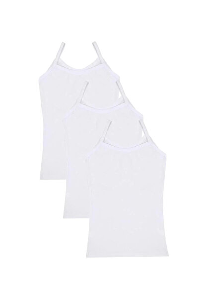 Beruflic Girl's 3-Piece String Strap Tank Top