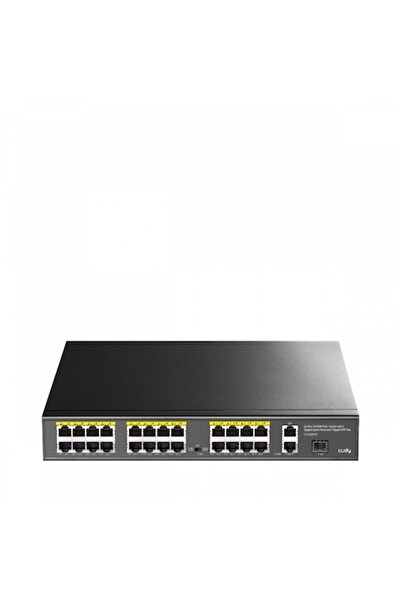 cudy FS1026PS1 Switch PoE+ 10/100M cu 24 de porturi (2 x Gigabit, 1 x SFP)