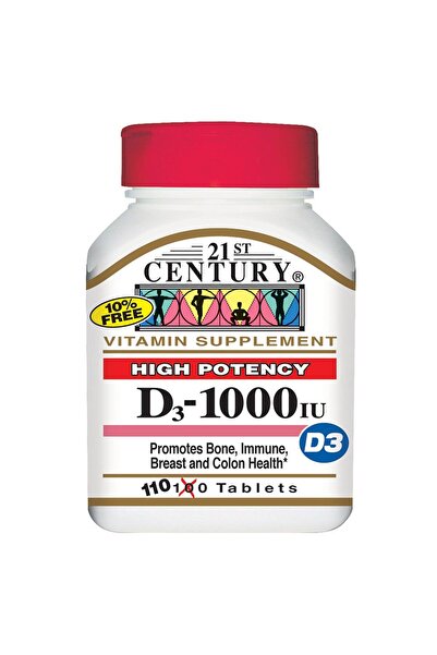 21st Century D3-1000 IU TAB 110'S