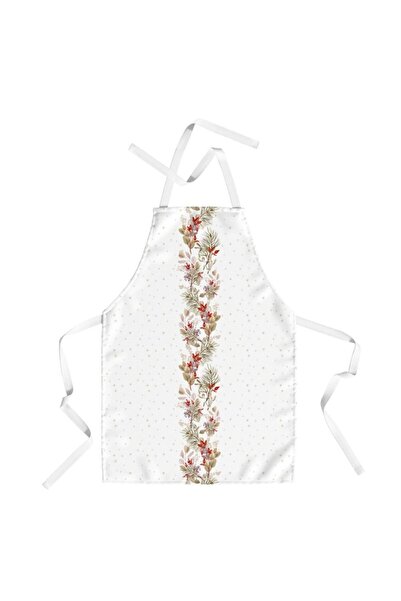 Club Cotton Christmas kitchen apron with decorative branches 65x80cm, Tisa