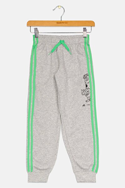 adidas x Disney Kids Boy Monster Inc Drawstring Outdoor Sweatpants, Grey