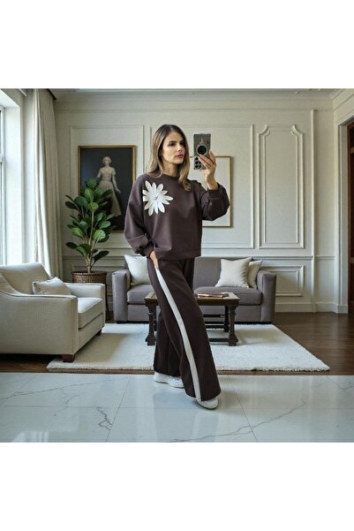 MAXORA SHOP Compleu damă din vâscoză fină cu imprimeu floral elegant