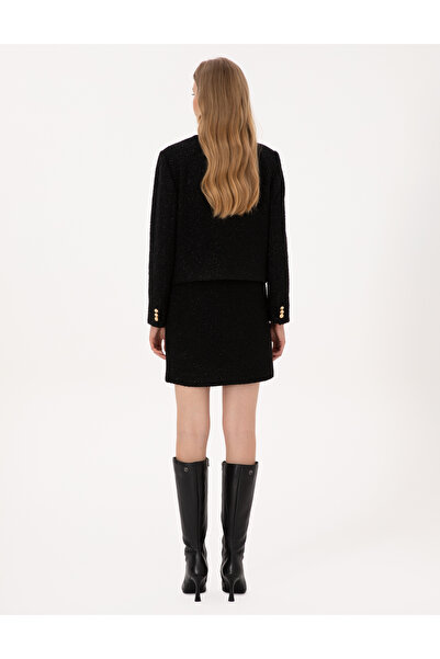 Pierre Cardin Siyah Tüvit Etek 50319441-VR046