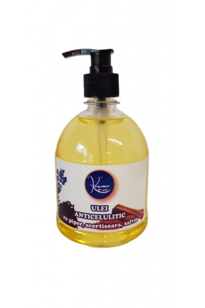 KOSMO OIL Ulei anticelulitic cu piper, scorțișoară și salvie 500 ml