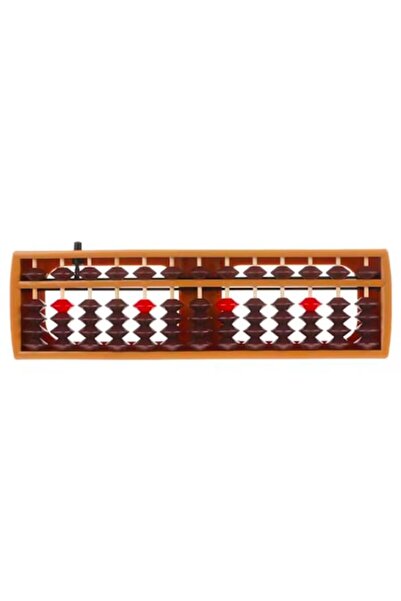 FUSIONTECHX Soroban abacus, 13-rod, Japanese arithmetic, brown -
