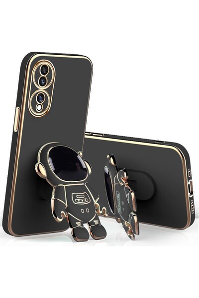 Huawei Husă de telefon Flippy 2 în 1 pentru P60 Pro - TPU cu suport tip astronaut, neagră