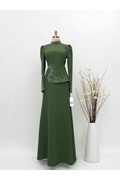 Prive KREP TAŞ DETAYLI ABİYE ZARİF