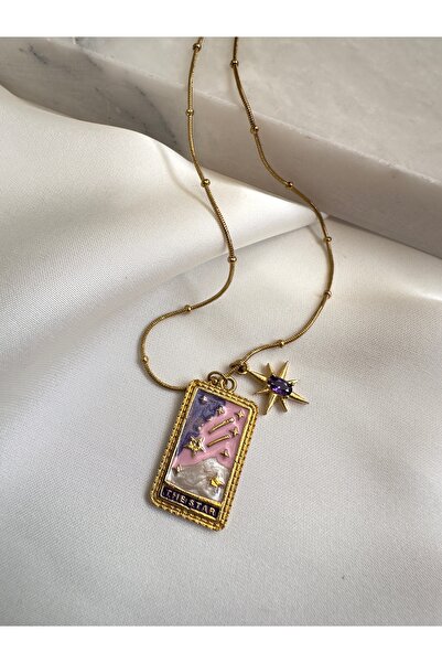 GİAccs. قلادة نجمة الشمال مع لوحة