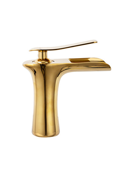 Trendy's Baterie lavoar cascada ,montare chiuveta baie , gold