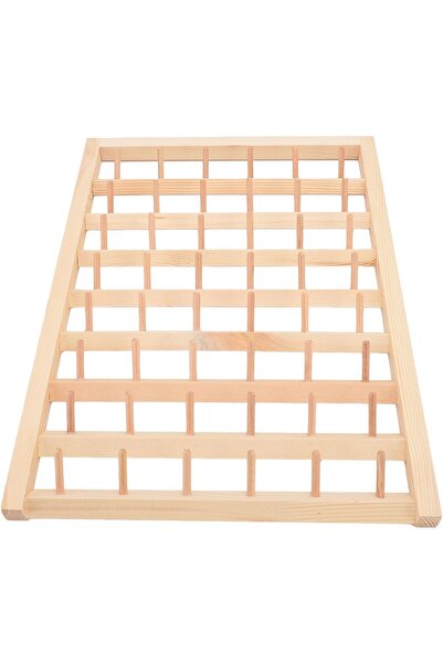 Other منظم خيوط التطريز الخشبي المثبت على الحائط من OVAQUIXI، 48 بكرة