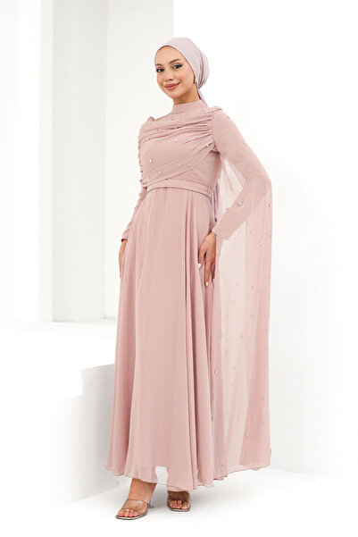 hakimoda فستان سهرة شيفون بيريزاد للحجاب