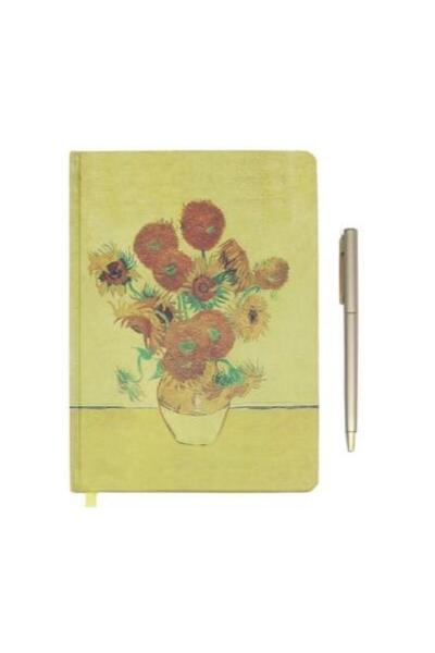 Lesser & Pavey Diary with Pen - Van Gogh - Sunflowers