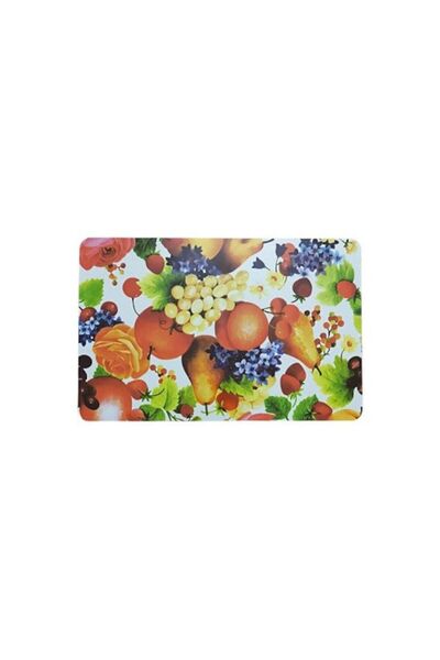 Evita Table protector 43 x 28 cm, 2-sided, Santa Claus with Reindeer - Fruits and Flowers